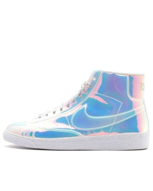 Nike Blue (Wmns) Blazer Mid Prm Qs 'Iridescent'