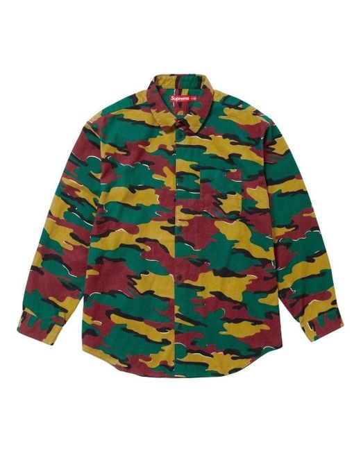 Supreme Black Flannel Shirt for men