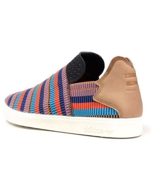 Adidas Blue X Pharrell Elastic Slip On Beach' for men
