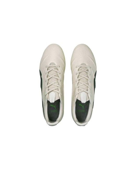 PUMA Green King Platinum 21 Vegan Fg Ag 'Ivory Glow Glare' for men