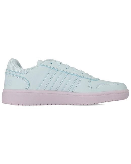 Adidas White (Wmns) Hoops 2.0 Light'