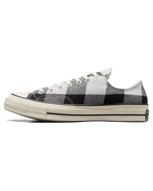 Converse White Beyond Retro X Chuck 70 Low 'Upcycled Flannel' for men