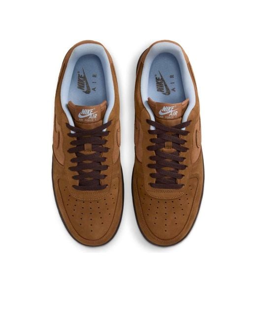 Nike Brown Air Force 1 Low 'Light British Tan' for men