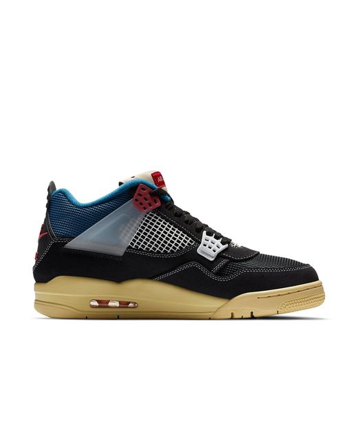 Nike Blue 4 Retro X Union La 'Off Noir' for men