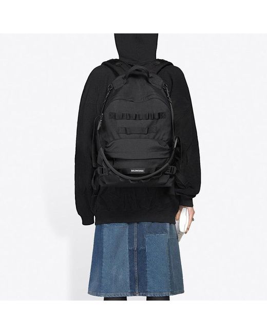 Balenciaga Blue (Wmns) Multi-Color Logo Printing Hoodie