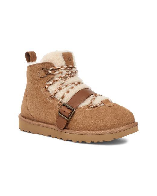Ugg Brown (Wmns) Dune Mini Shearling Boot 'Chestnut' for men
