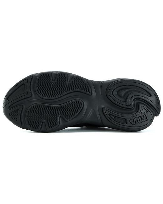 Fila Black Running Shoes Low Nonslip Shoes for men
