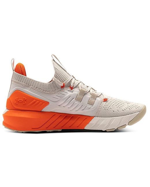 Under Armour White Project Rock 3 'Summit Rogue' for men