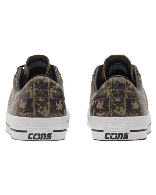 Converse Brown One Star Pro Low 'Digi Camo' for men