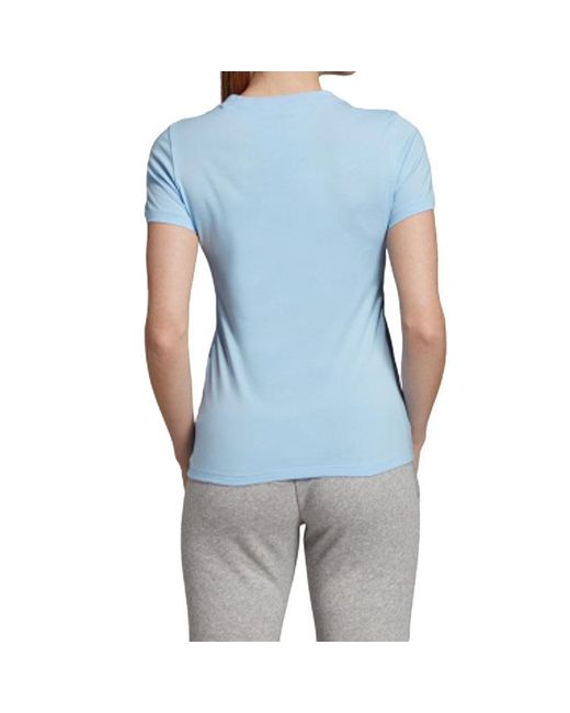 Adidas Blue (Wmns) Sports Stylish Short Sleeve