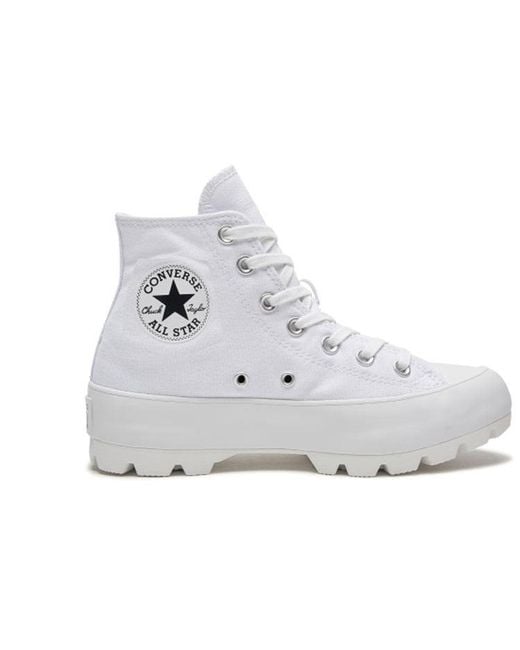 Converse White (Wmns) Chuck Taylor All Star High Lugged