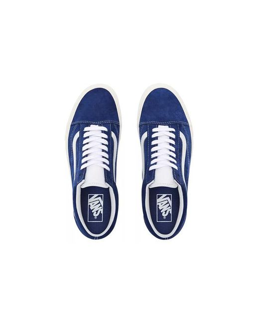 Vans Blue Old Skool 'Pig Suede for men
