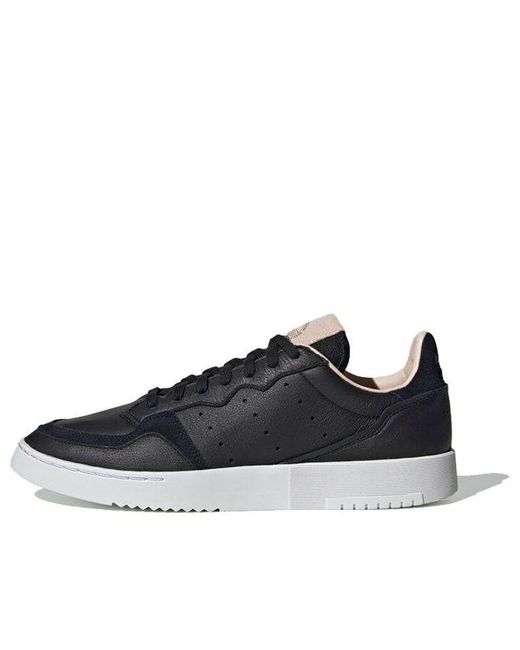 Adidas Black Supercourt 'Core Crystal' for men