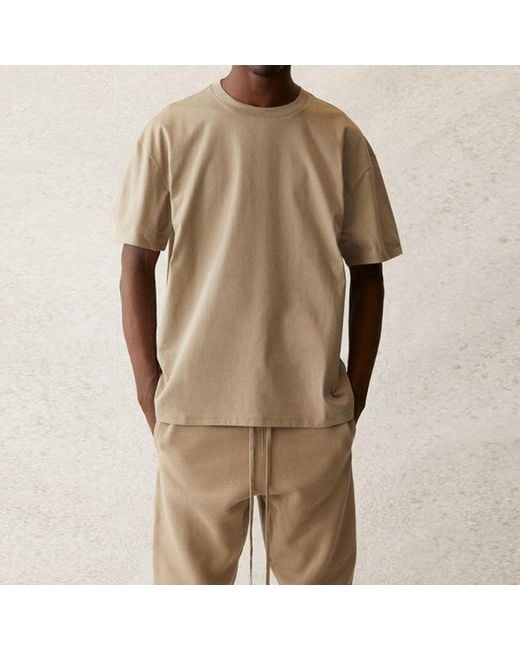 Fear Of God Gray Ss21 Short Sleeve Tee for men
