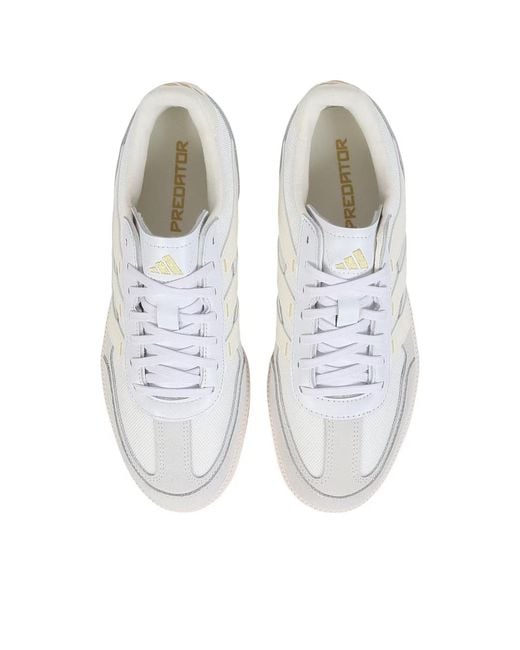 Adidas White Predator Freestyle Indoor 'Cloud Off Metallic' for men