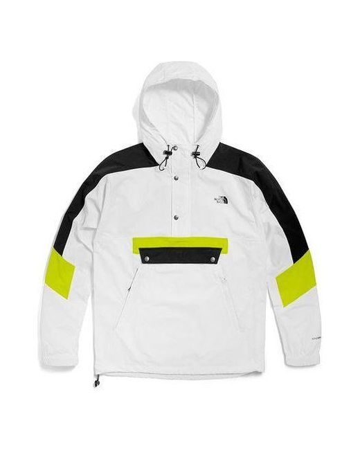The North Face White Ue City Wind Anorak Ss22 Half Zip Jacket for men
