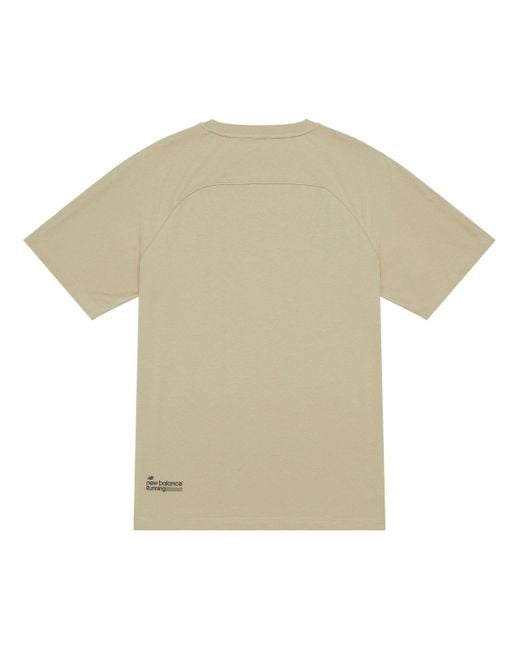 New Balance Green Nb Small Logo T-Shirt for men
