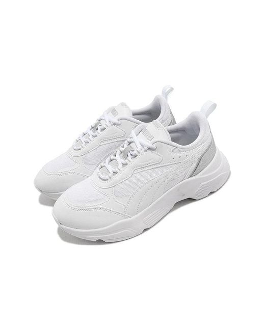 PUMA White (Wmns) Cassia 'Distressed