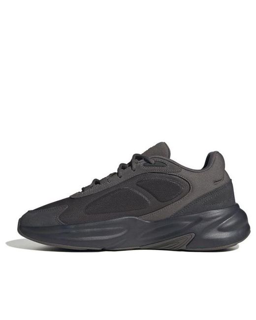 Adidas Black Ozelle Cloudfoam 'Charcoal' for men