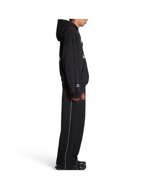 【国内発送★BALENCIAGA】PARIS SOCCER ジップアップ HOODIE BALENCIAGA Paris Soccer zip-up hoodie | REVERSIBLE