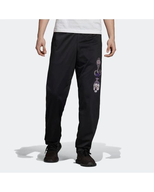 Adidas Black Originals Fb Track Pants Abstract Casual Long Pants for men