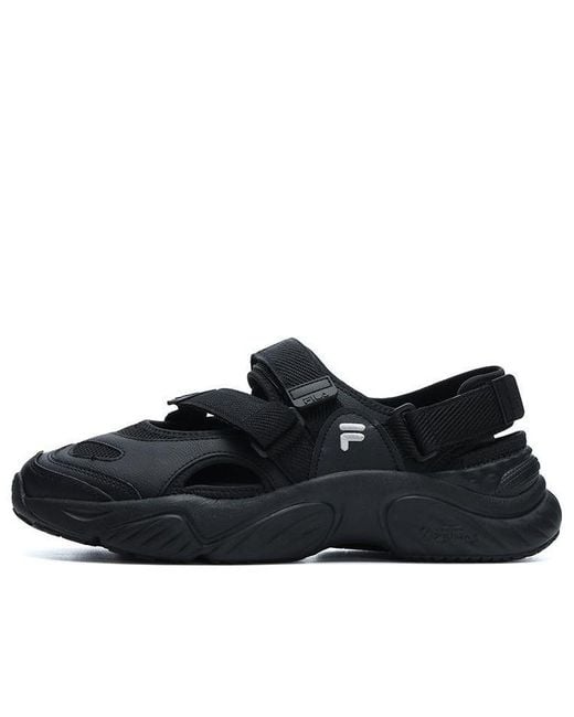 Fila Black Conch Sandals for men