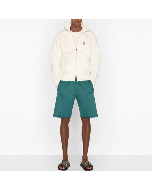 Dior White Fw21 Knit Sports Jacket for men
