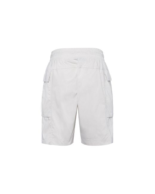 Nike White Running Sports Big Pocket Cargo Shorts Creamy for men