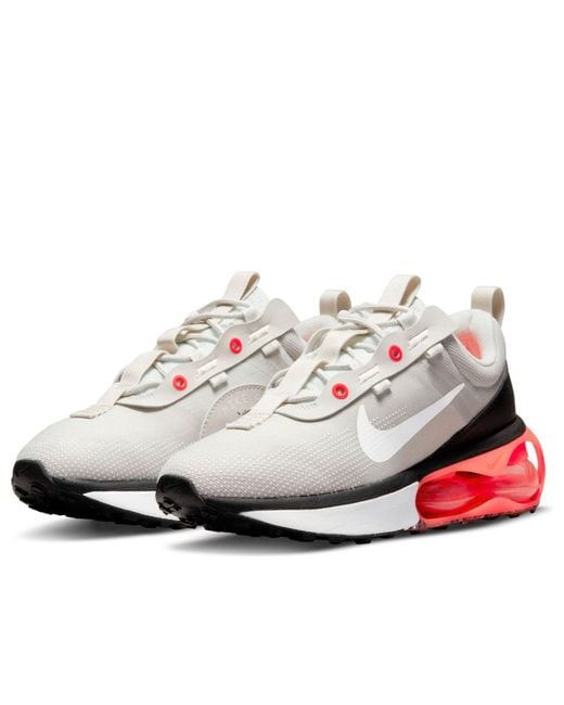 Nike White (Wmns) Air Max 2021 'Light Bone Flash Crimson'