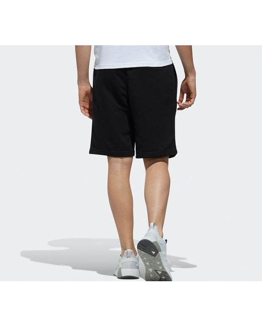 Adidas Blue Neo Side Large Logo Casual Sports Shorts for men