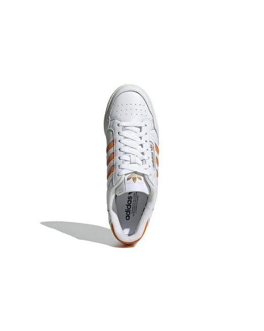 Adidas White Continental 80 Stripes Rush' for men