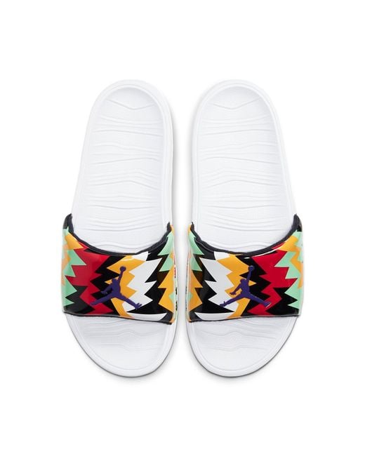 Nike White Break Slide Multi-Color' for men