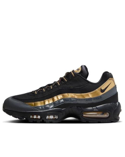 Nike Black Air Max 95 Premium 'Metallic' for men