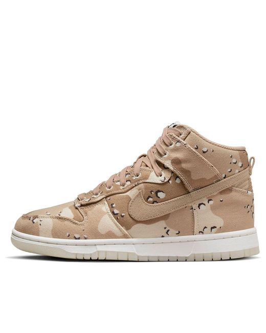 Nike Brown (Wmns) Dunk High 'Desert Camo'