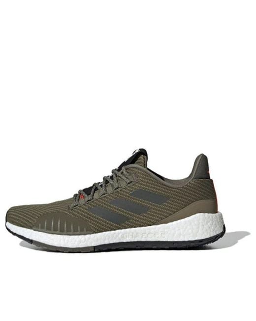Adidas Brown Pulseboost Hd Wntr 'Raw Khaki' for men