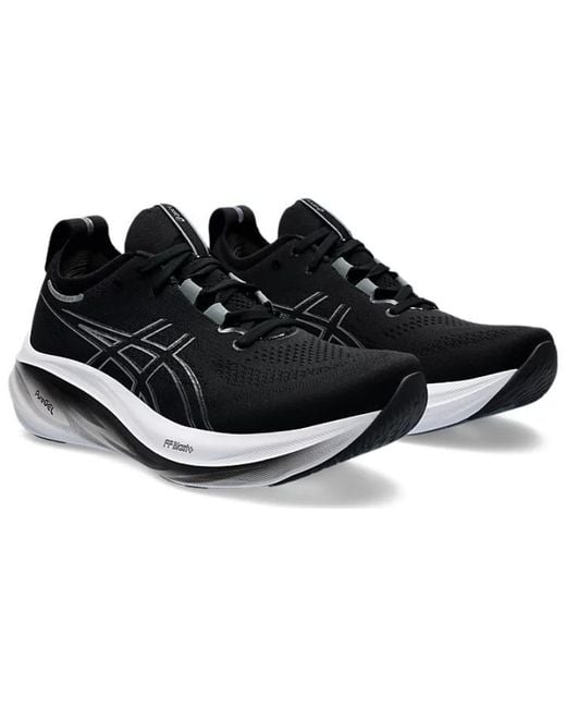 Asics Black Gel-Nimbus 26 Graphite' for men