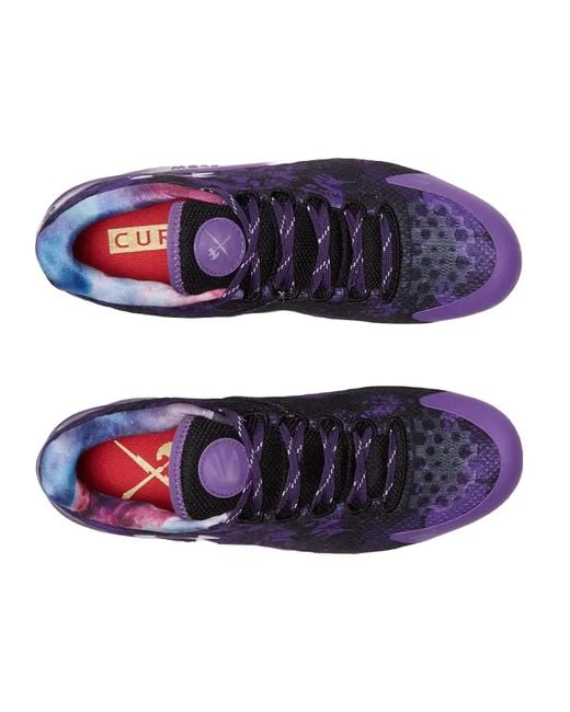 Under Armour Purple Curry 1 Flotro 'Curry Tour' for men