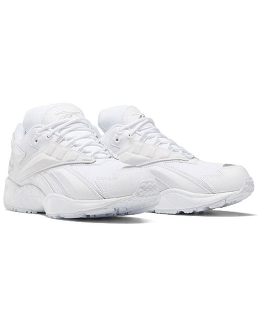 Reebok White Intv 96 Shock Absorption Cozy Classic Athleisure Casual Sports Shoe