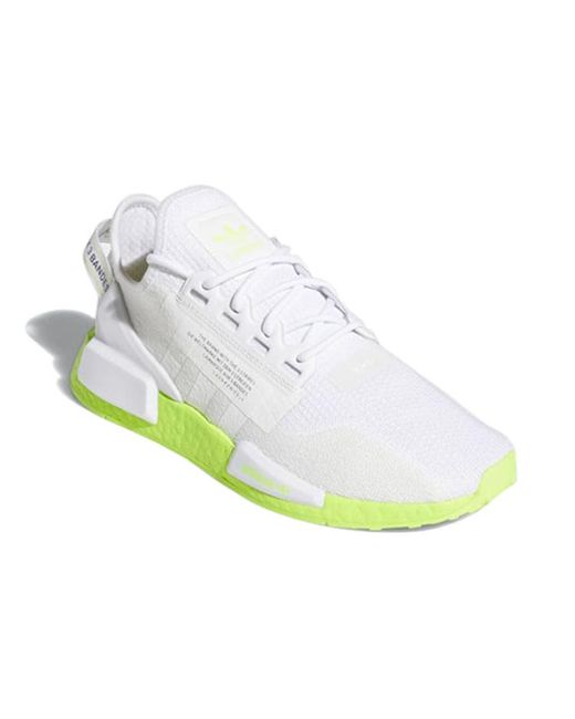 Adidas White Nmd_R1 V2 Solar' for men