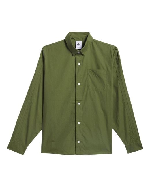 Adidas Green Originals Shmoofoil Button Up Asia Sizing for men