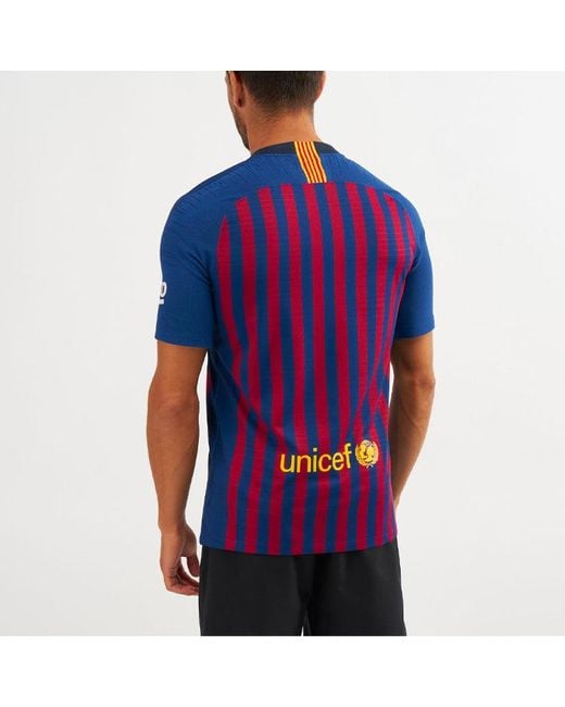 Nike Blue Fc Barcelona 2018 Authentic Home Jersey 'Blaugrana' for men