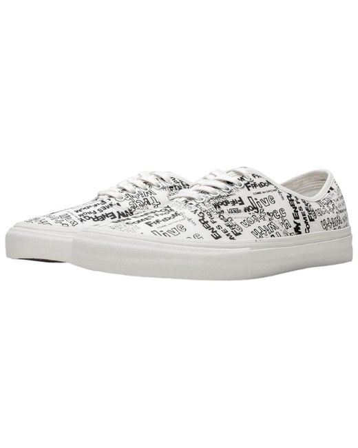Vans White Comme Des Garcons X Og Authentic Lx 'Graffiti' for men