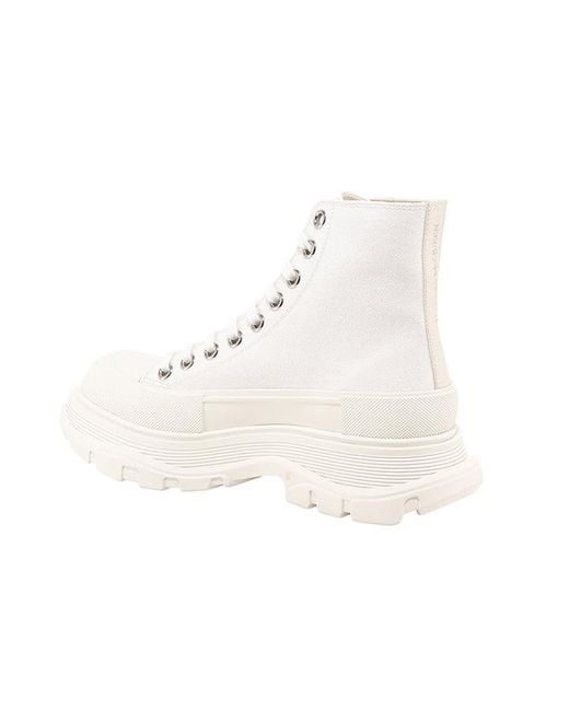 McQueen White (Wmns) Tread Slick Boot 'Canvas'