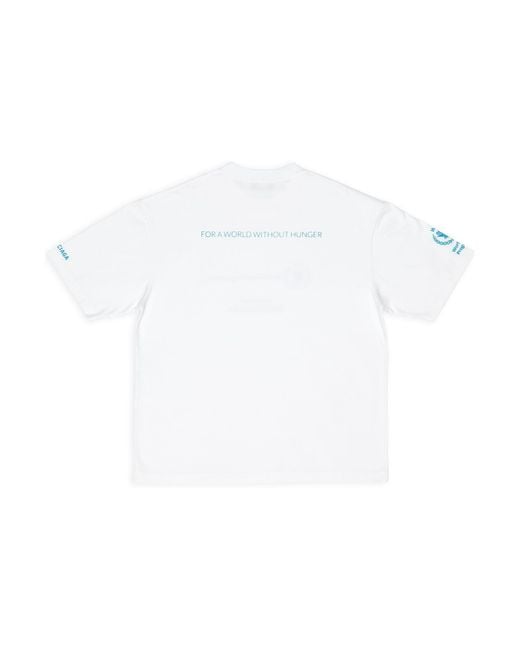 Balenciaga White X Wfp T-Shirt Medium Fit for men