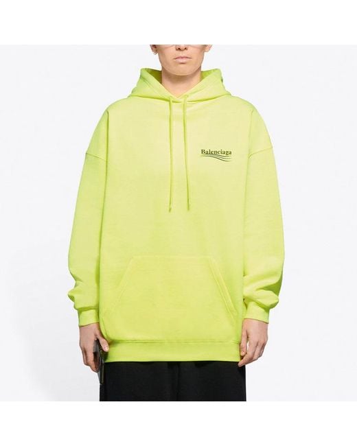 Balenciaga Yellow (Wmns) Alphabet Logo Hoodie