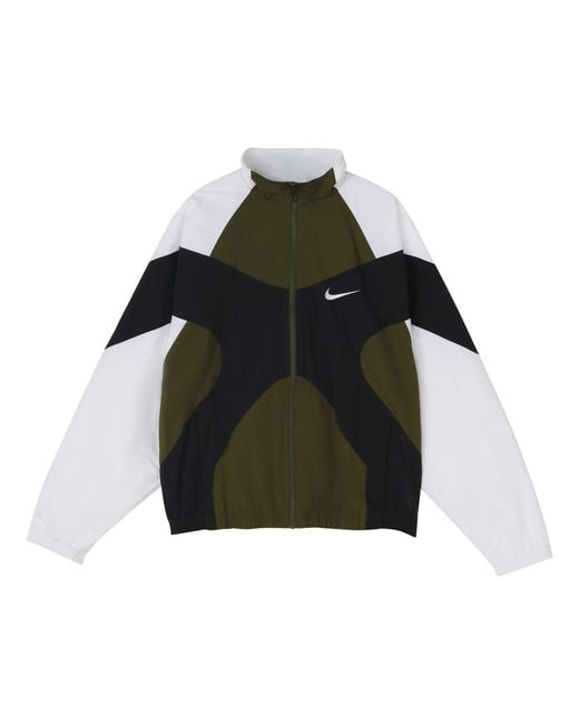 Nike Black Sportswear Woven Jacket Sports Athleisure Running Jogging for men