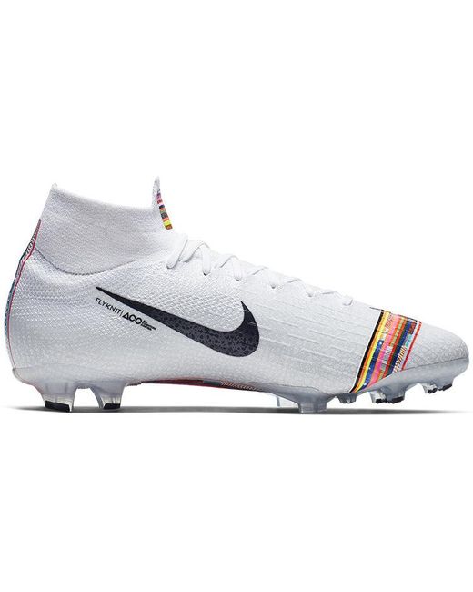 Nike White Mercurial Superfly 6 Elite Se Fg 'Pure Platinum' for men
