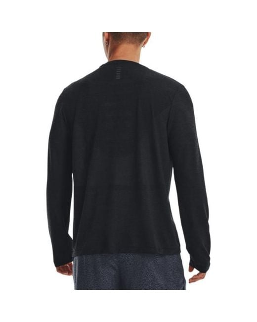 Under Armour Blue Seamless Stride Long Sleeve for men
