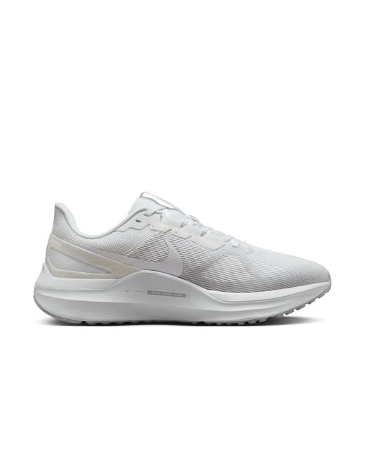 Nike White Air Zoom Structure 25 Wide Pure Platinum' for men
