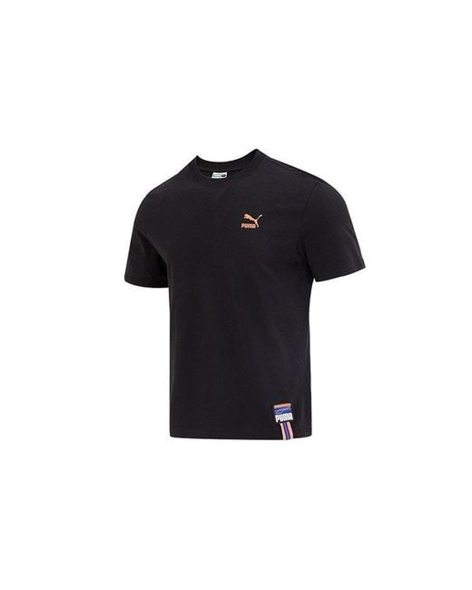 PUMA Black Sportswear Logo Tee for men